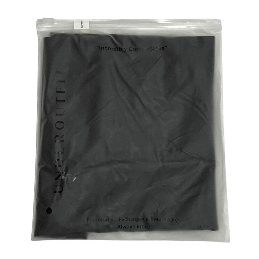 NIP Underoutfit Comfort Smoothing Waist Brief Black Underwear Panties XL